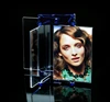 Multi-angle rotation acrylic photo frame transparent plexiglass semicircular arc frame