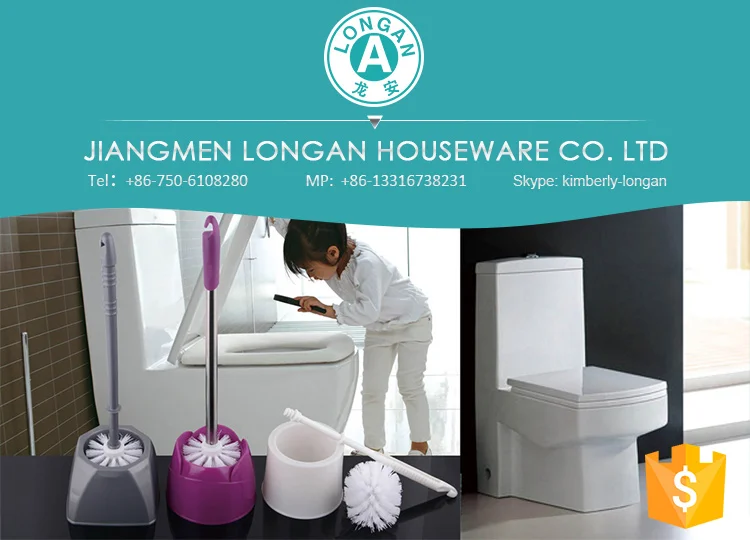 Factory Direct Discount Bathroom Stainless Steel Black Toilet Brush