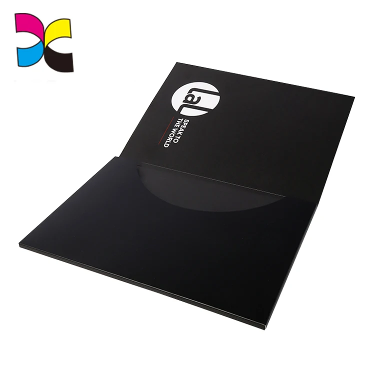 
Silkscreen elegant printing business folder 