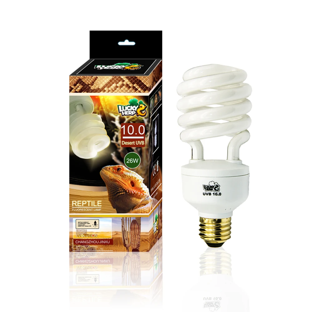 26W UVB 10.0 Reptile Lamp for Desert Terrarium