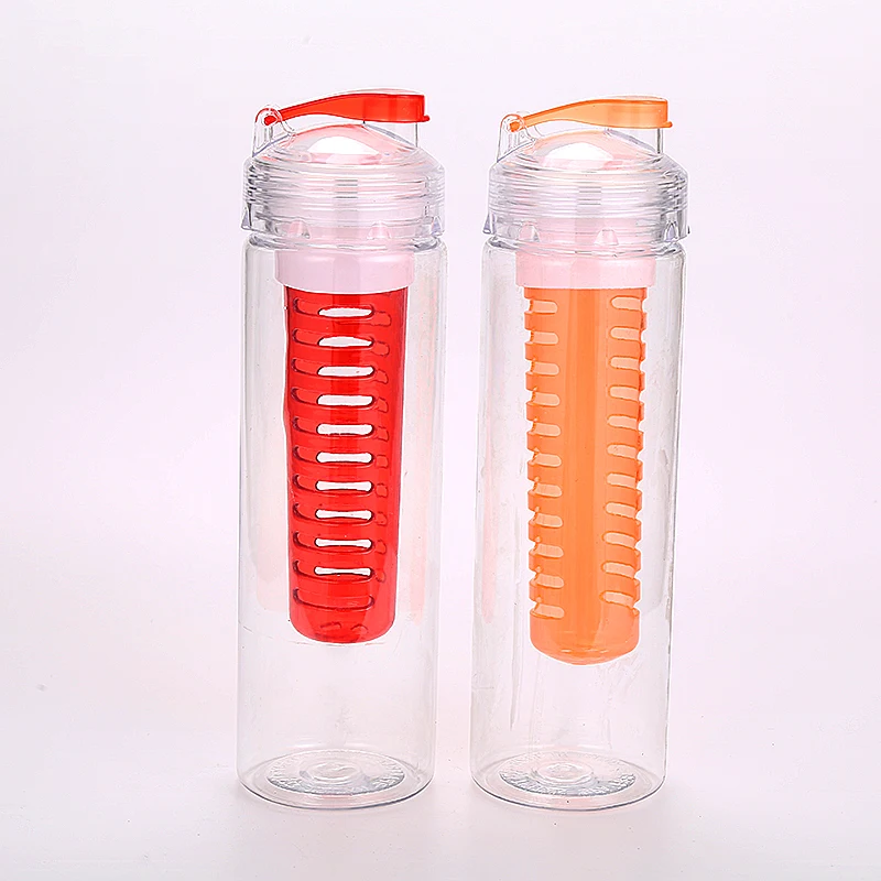 

KA024 700ml Bpa Free Fruit Infuser Water Bottle Plastic Drinking Sports Bottle Fruit Infuser Bottle