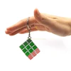High Quality Cheap Custom Keychain Logo And Advertising Multi Pattern Photo 3.5cm Magic Cube Toy
