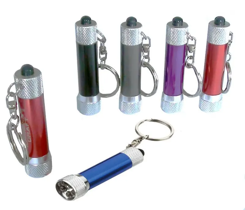 Factory Price Aluminum Mini Keychain Button Multi-function Batteries 