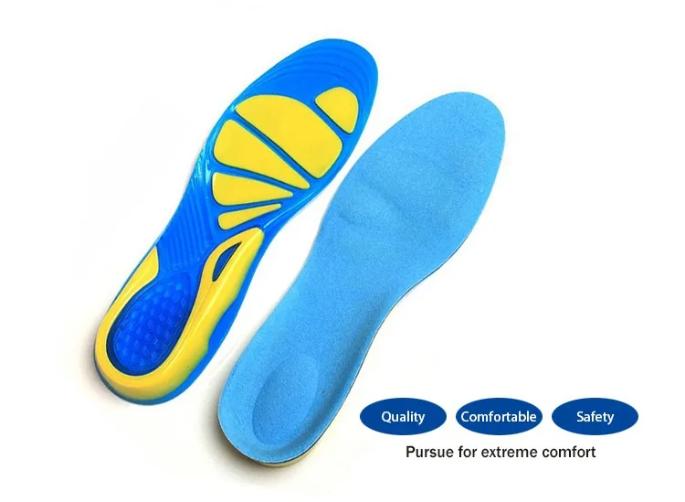 Anti Fatigue Athletic Sports Gel Inner Soles - Buy Gel Inner Soles,Gel ...