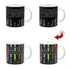 Custom Ceramic color changing mug hot heat sensitive magic ceramic mug