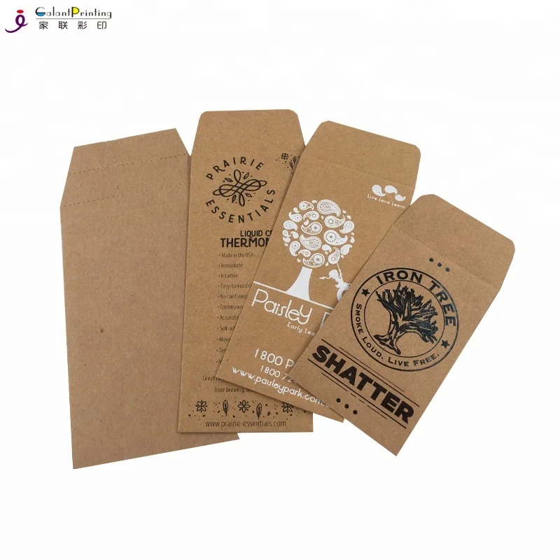 Download Customized Standard Size Full Color Printed Id Card Sleeve Shatter Coin Seed Envelope - Buy ...