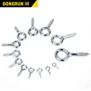 China supplier wood lag Stainless Steel Thread Eye Screw Hook