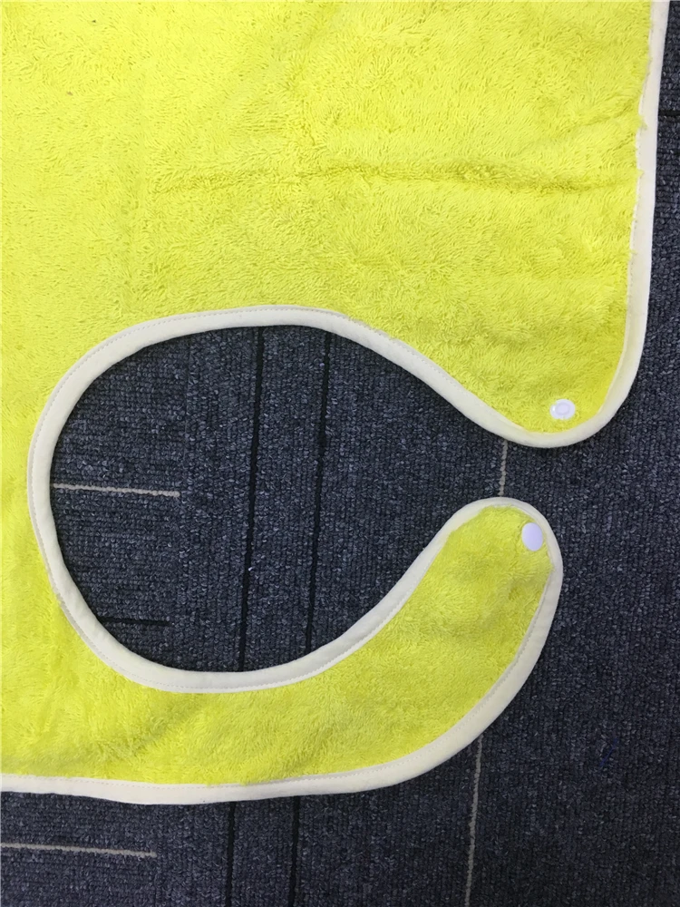 Custom Soft Hooded Hands Free Baby Towel Wrap Apron Baby Hooded Bath