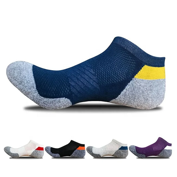 

Men Cotton Colored Custom Logo Sport Ankle Socks, Custom color