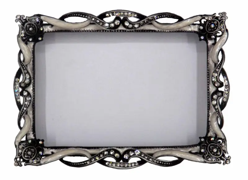 High quality new design zinc alloy gold glass decorative jewelry mirror serving tray