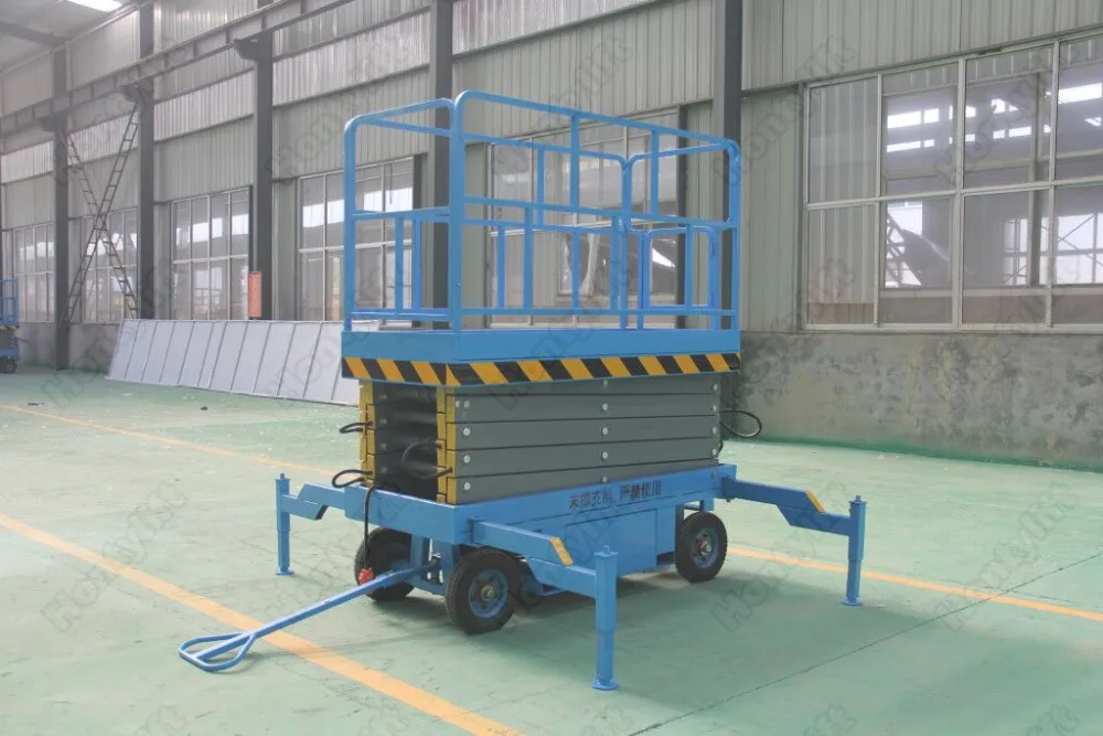 1000kg Load Hydraulic Hydraulic Lift Scaffolding Scissor Lift 1 Year ...