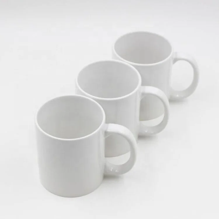 

ceramic white mug coating with handle