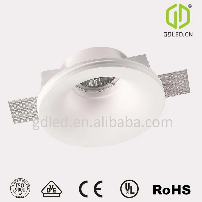
GDLED Trimless Gypsum Down Light GU10 , Gesso Spotlight for Home, Hotel, Corridor. 