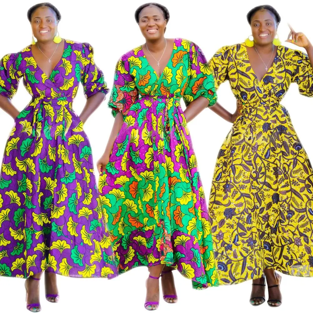 

Women ethnic clothing african kitenge dress designs