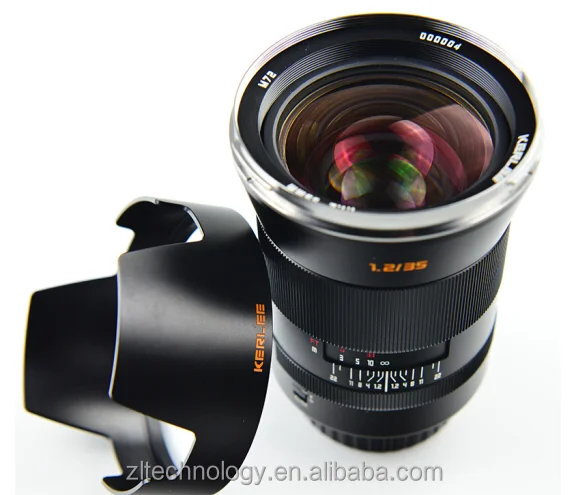 

KERLEE 35mm F1.2 Full Frame APS Large Aperture camera lens for canon EF mount for nikon F mount for Sony E mount, Black