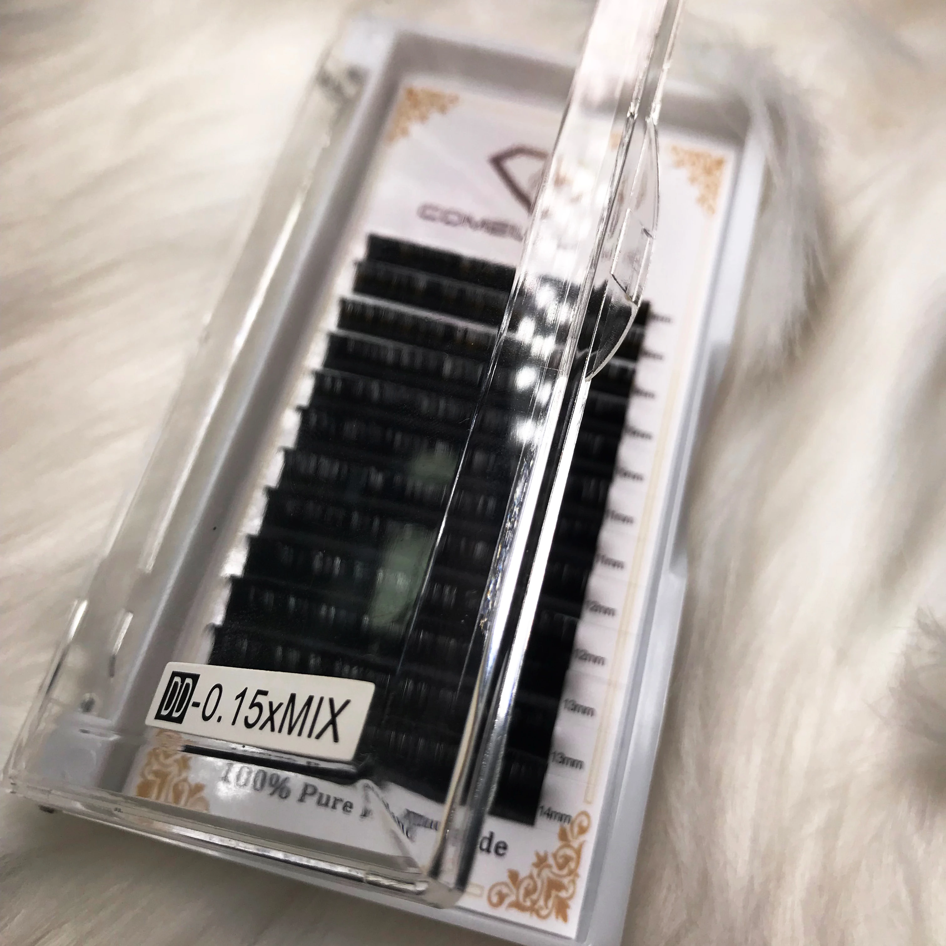 

2018 natural false lashes full strip silk eyelash, Natural black