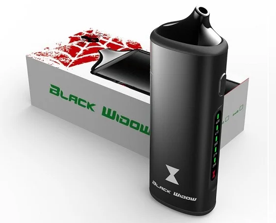 

2019 Best seller original Black Widow ,black dry herb vaporizer 3 in 1 wax Vape pen with ceramic heating system, Black;red;silver;grey