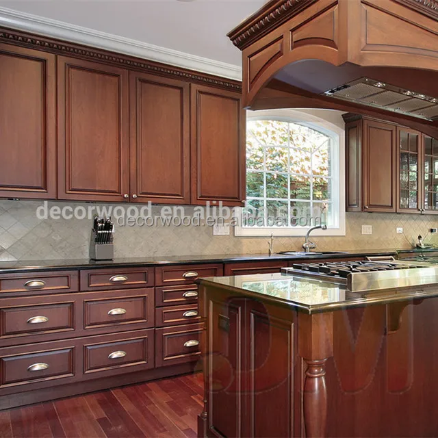 Classical Kitchen Cabinets Set Raised Panel Door Kitchen Cabinets