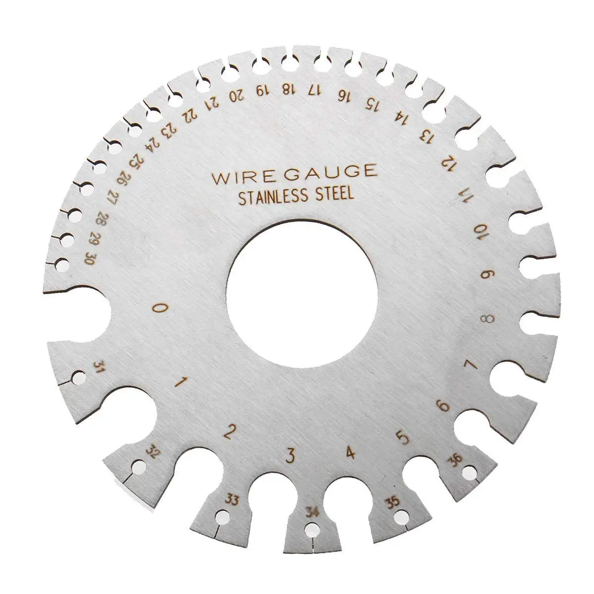 Double Side New SWG Stainless Steel Wire Gauge Precision Measuring Instrument
