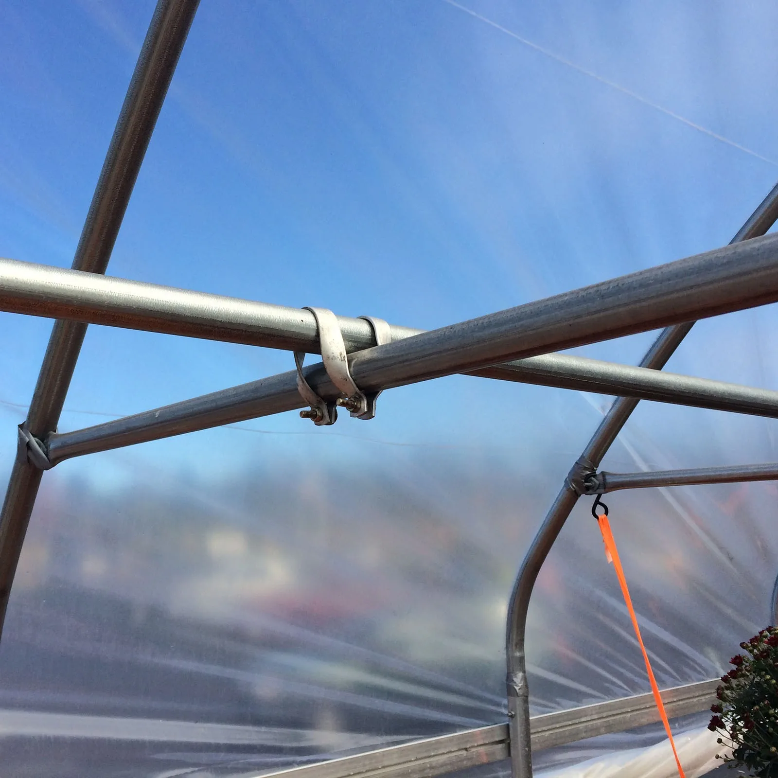 1 5/8" X 1 3/8" Crossconnector (purlin Bracket) For Greenhouses