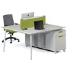 Modern Company Staff Centre Partitioned Working Table Office Workstation