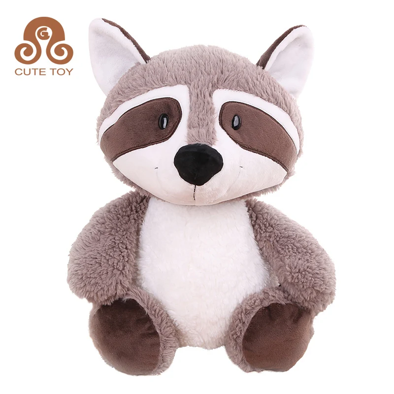 big stuffed raccoon