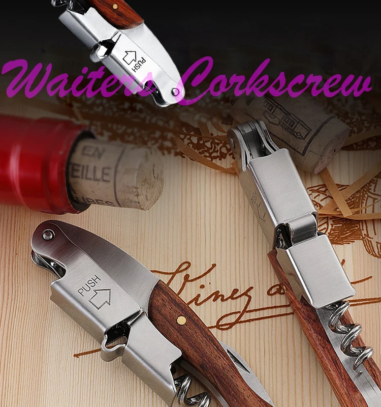wood waiter's corkscrew
