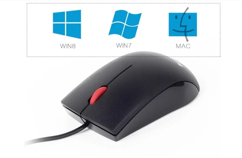 USB 3D Wired Optical Mini Mouse Mice For PC Laptop Lenovo Computers Windows 
