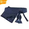 Four-piece Of Necktie self bow tie and cummerbund set
