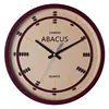 novelty unique interesting Chinese abacus shaped analog 3D clock wall