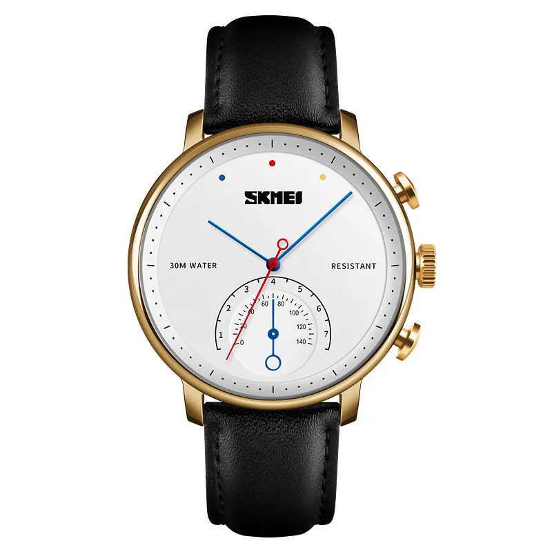 

custom quartz watches Skmei 1399 Build Your Own Brand leather Dial 3ATM Water Resistant men quartz watch