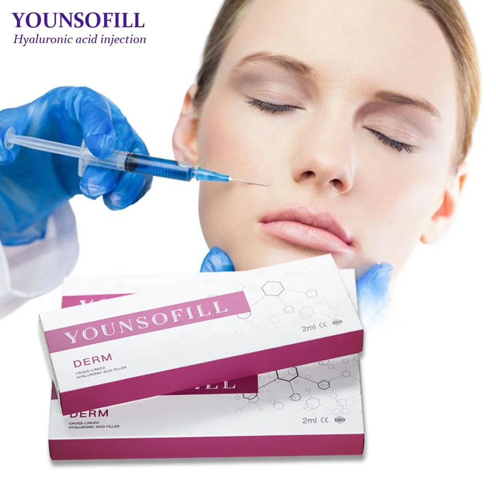 

Dermal Filler 1ml 2ml 10ml Hyaluronic Acido Hyaluronic Acid Cross Linked