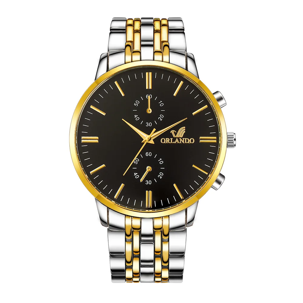 2019 new arrival wholesaler fashion steel band wrist watch for mens business hand men watch jam tangan lelaki