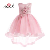 

Wholesale kids clothing wedding dress kids clothing party white flower girls net dresses for 7 year old
