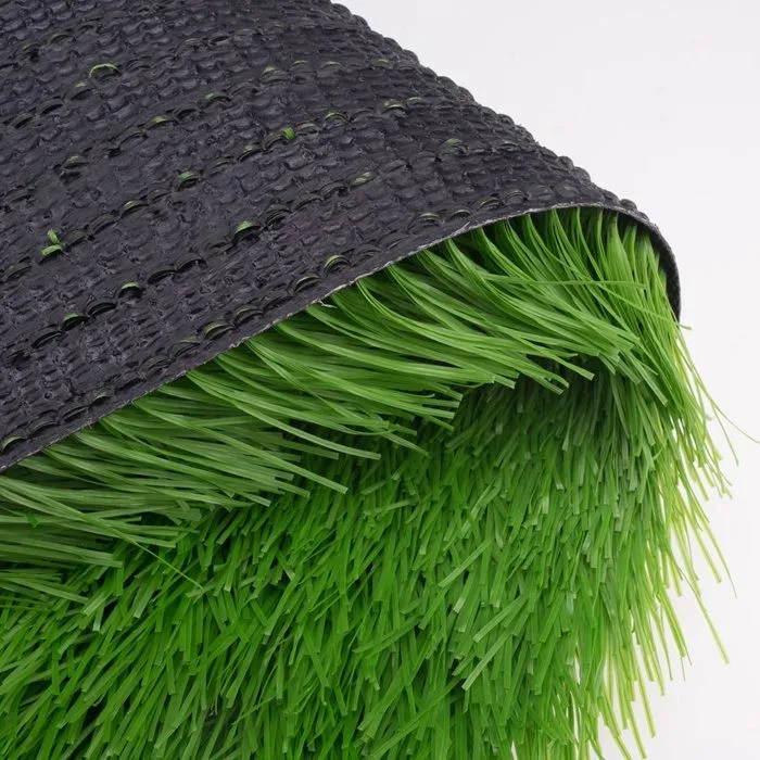 

Cheap hot sale football court artificial grass polyurethane backing artificial turf FREE SAMPLE, Dark green & light green