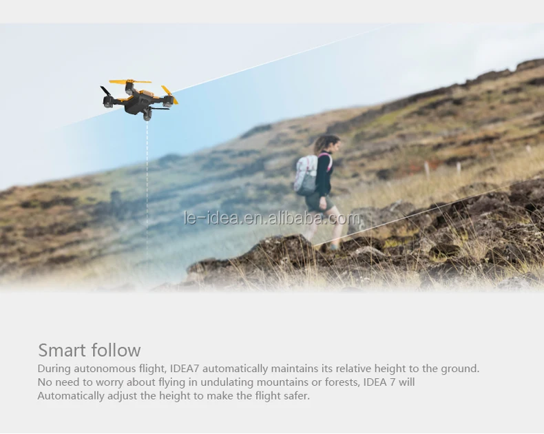Le Idea L7 2018 New Type Drones with HD Camera and GPS Positioning