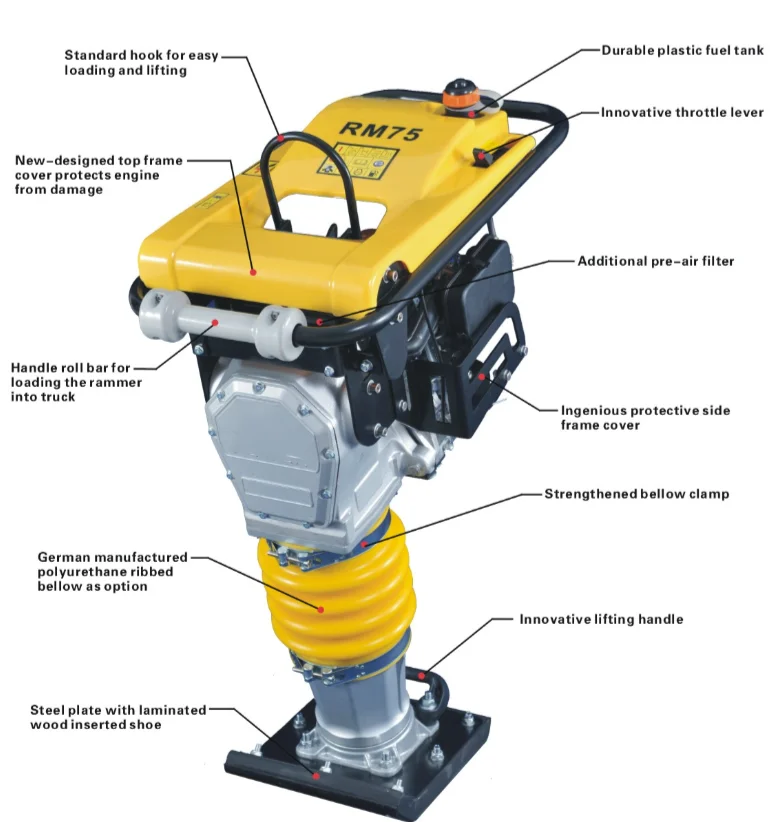 Factory Direct Sale Diesel Jumping Jack Tamper Vibratory Impactor