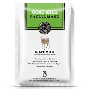 Free shipping BIOAQUA Goat Milk Moisturizing Smoothing Mask Moisturizing Soothing Face Mask