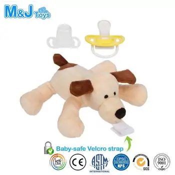 plush dog with puppies inside