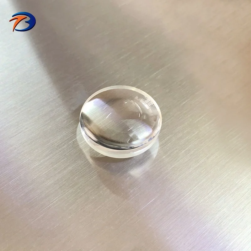 Custom  Bk7 Optical glass 70mm concave-convex Meniscus lens for projector