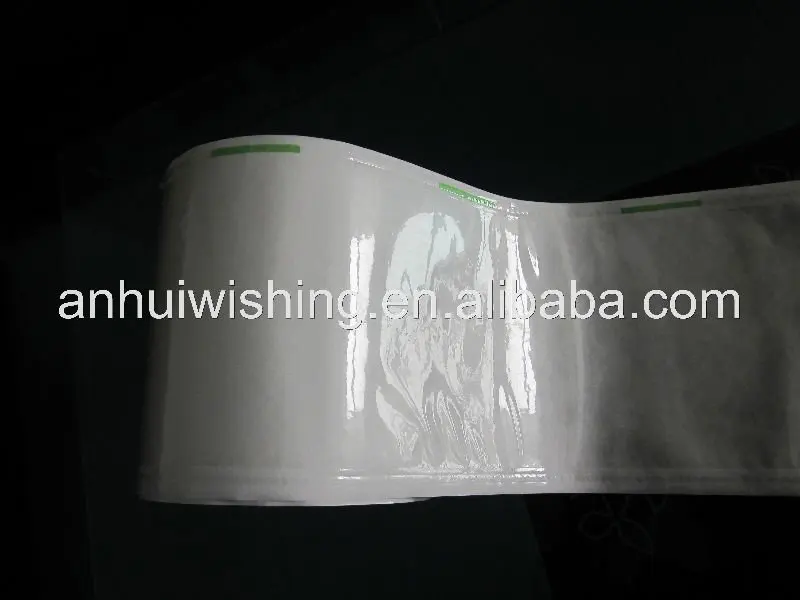 Plasma disinfection flat reel pouch tyvek bag