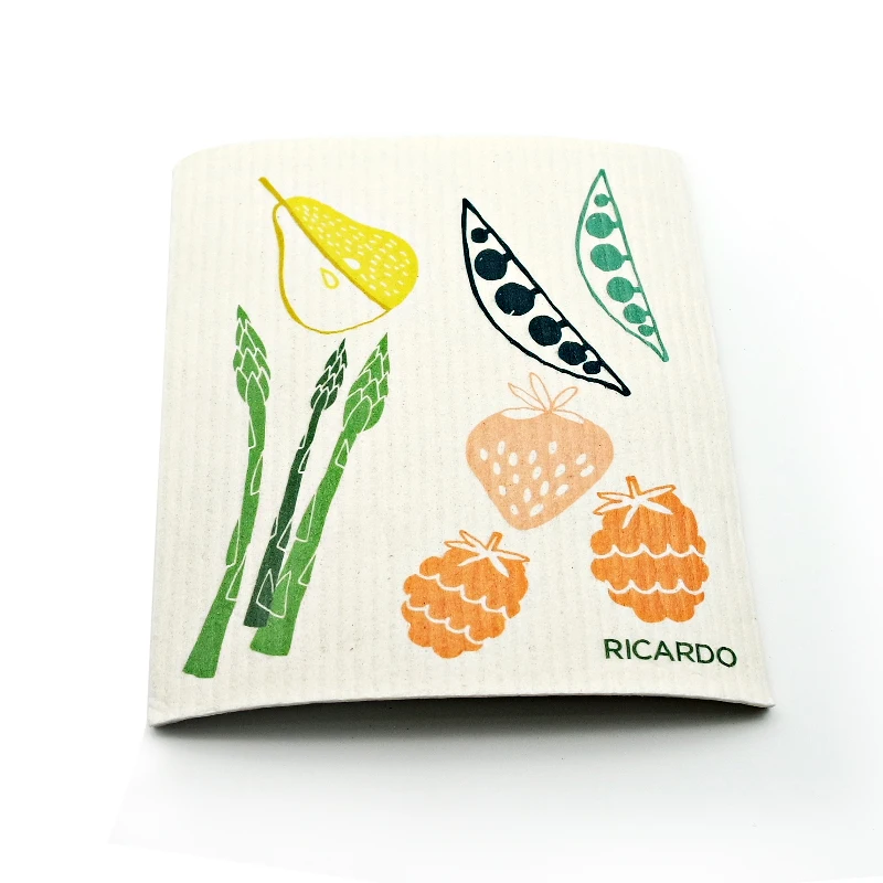 

Great absorbent printed cellulose sponge cloths