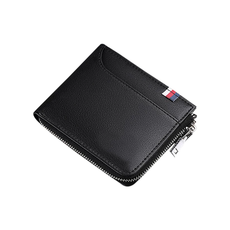 

New arrival first layer quality mens leather wallet case for iiphone with front pocket free logo customize OEM service