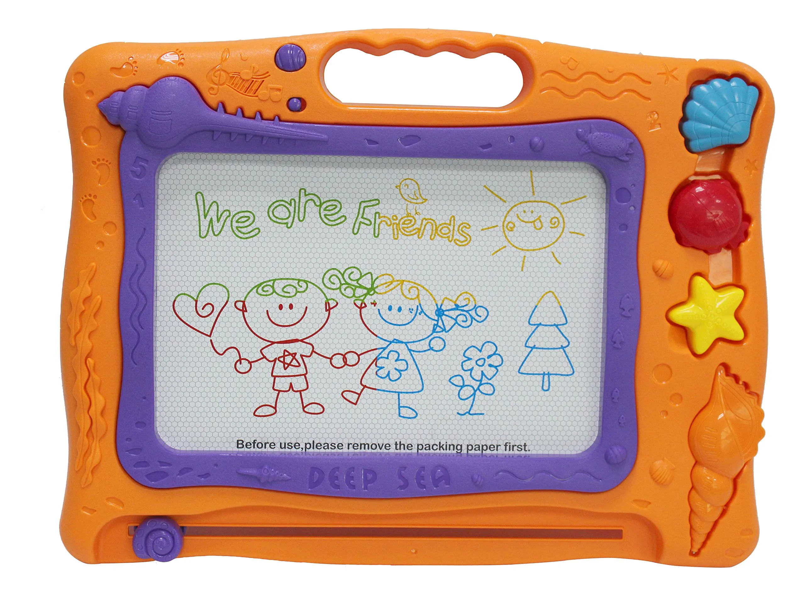 Buy Kids Drawing Board, VONOTO Magnetic Colorful Screen Erasable Baby