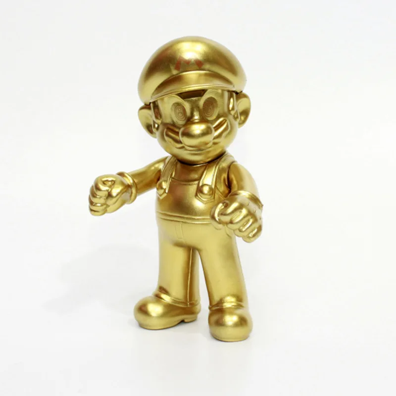 (2019 New) Super Mario Game Pvc Action Figure,Gold Mario Figurine Doll ...