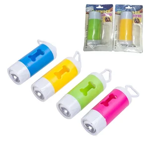 Image of Wholesale Dog Pet Poop Bag Dispenser with Light