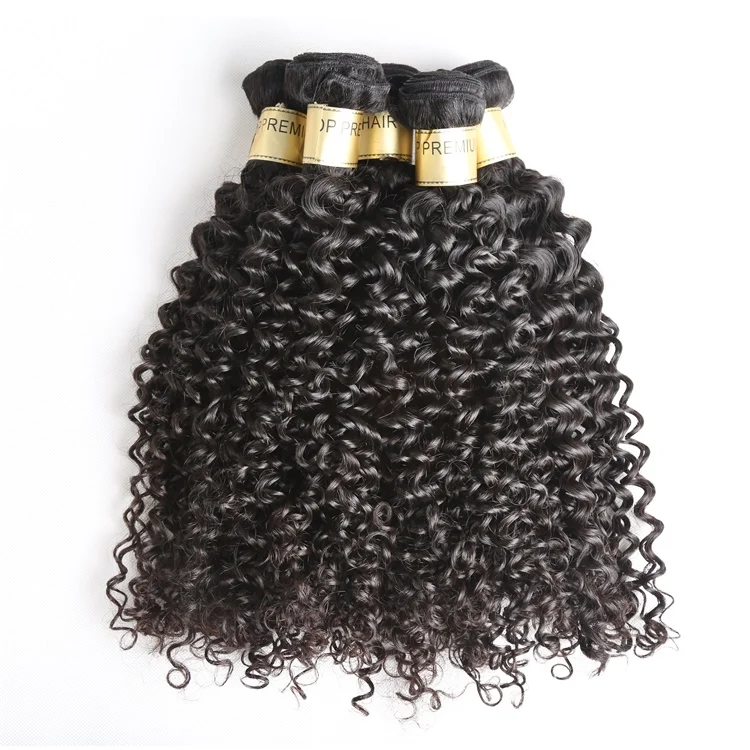 

JP Best Lasting 100% Virgin Human Hair Brazilian Curly Wave, Natural black