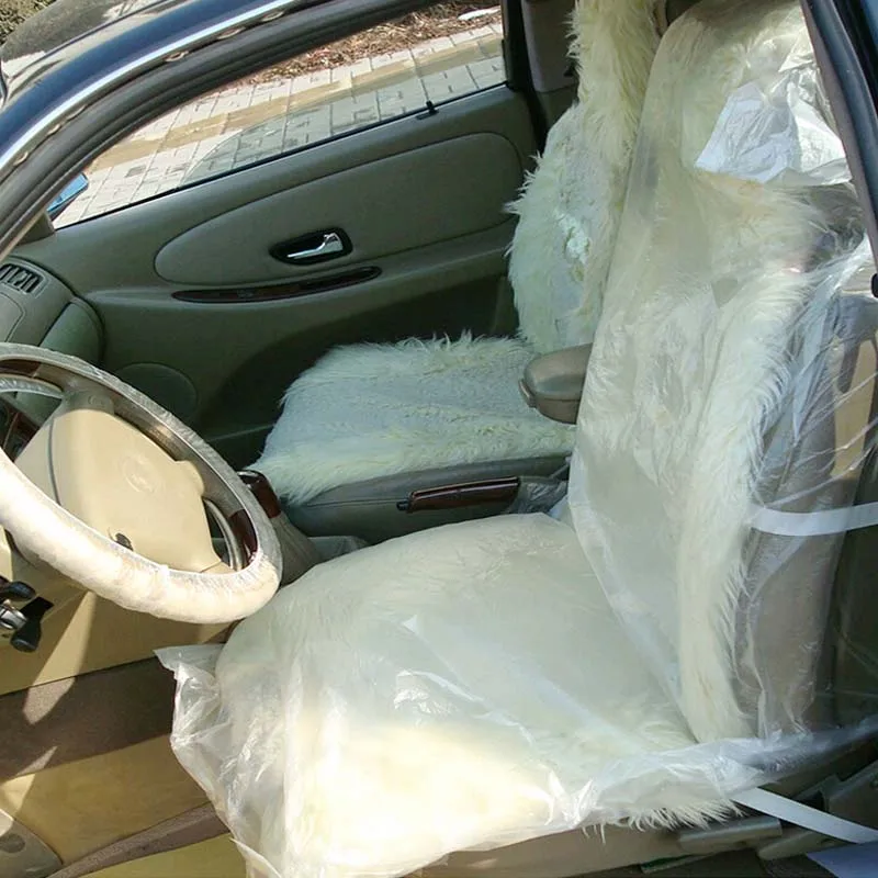 China Manufacturer Disposable Pe Car Seat Cover Plastic Car Seat Cover