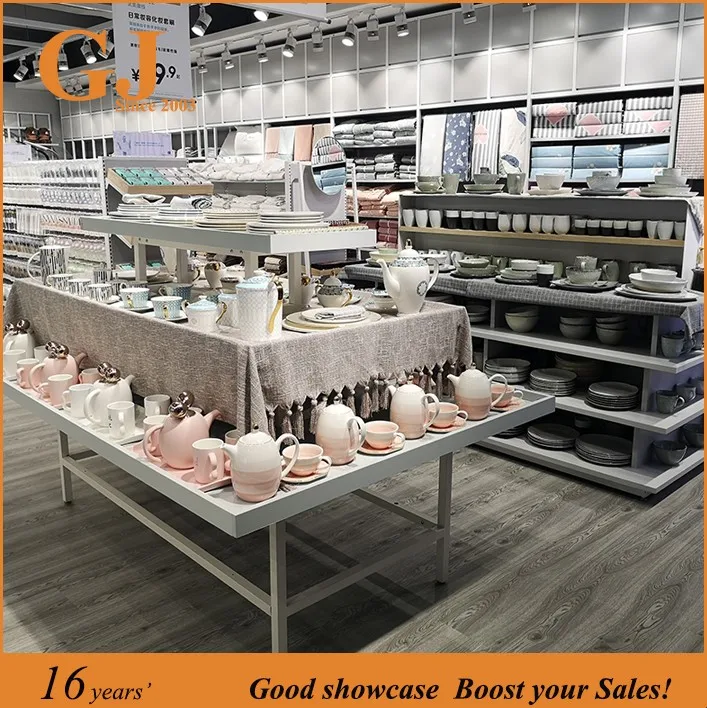 2020 New Arrival Cosmetic Display Rack Houseware Floor Stand - Miniso/Nome shelves - 4 2020 New Arrival Cosmetic Display Rack Houseware Floor Stand - Miniso/Nome shelves - 4