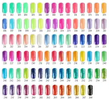 Free shipping 6pcs VOG fashion color LED gel polish 15ml 268 shining colors for choice